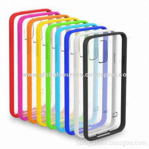PC + TPU Cases for Samsung Galaxy S5, Compact Structure from Dual-injection, Two Tone Colors